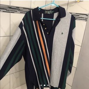 Long sleeve polo shirt